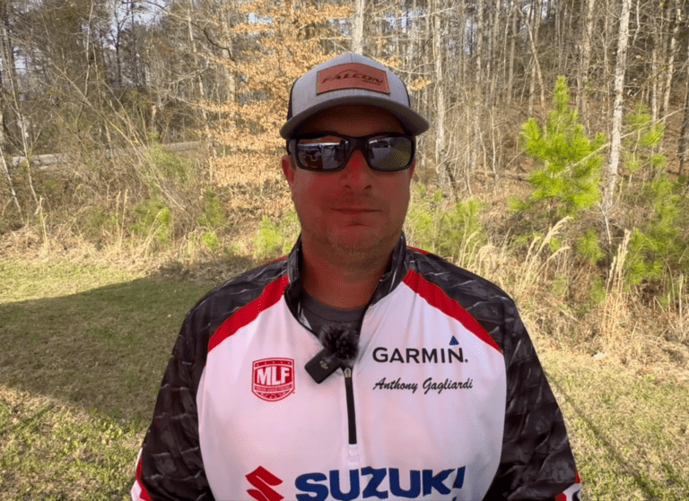 Anthony Gagliardi sits in 3rd after day 1 of REDCREST 2024 on Lay Lake with 38.13lbs – Interview